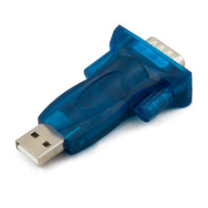 Адаптер Extradigital High-Speed USB 2.0 to Serial RS-232 DB-9, HL-340, Blue, PVC
